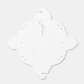 Watercolor Blue Crane Bedankdoosjes (Uitgevouwen)