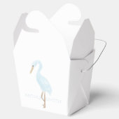 Watercolor Blue Crane Bedankdoosjes (Geopend)