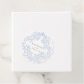  watercolor blue crest wedding bedankjes labels (In situ)