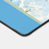 Watercolor Blue Hydrangea Floral Name (Coin)