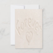 Watercolor Blue Ocean Beach Wedding Details Card (Achterkant)