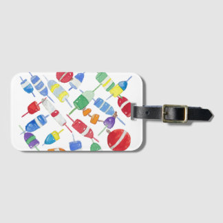 Watercolor boei bagage label