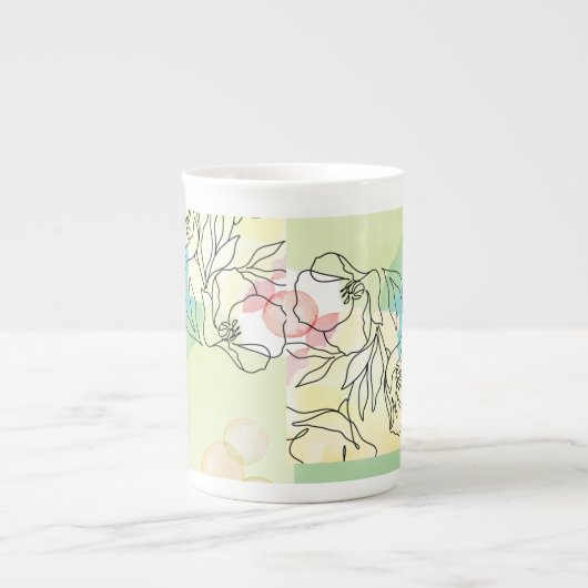Watercolor Bohemian design on a specialty mug (Devant)