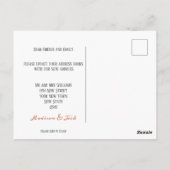 Watercolor Boho Cactus | Adreswijziging Briefkaart (Achterkant)