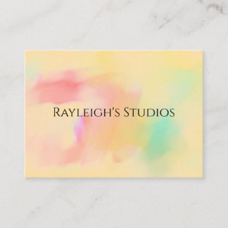 Watercolor Boho Cottage Shabby Chic Zakelijke Kaar Visitekaartje