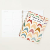 Watercolor Boho Rainbow Planner (Display)