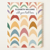 Watercolor Boho Rainbow Planner (Achterkant)