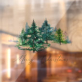 Watercolor bomen raamsticker (Vel 2)