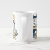 Watercolor Bonjour Beautiful Paris Extra Grote Beker (Achterkant)