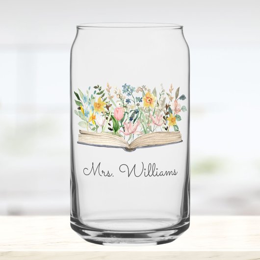 Watercolor Book Flower Floral Teacher Appreciation