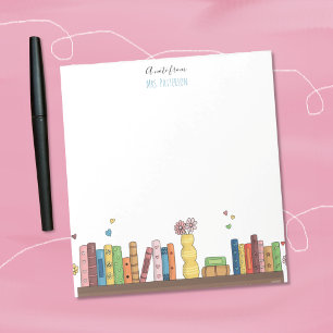 Watercolor Books Librairie de l'école Bloc-notes