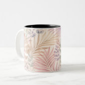 Watercolor Botanical Leaves Mug (Devant gauche)