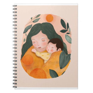 Watercolor Botanical Motherhood for Notebook Lover Notitieboek