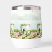 Watercolor Botanical Wedding Mug – Guest Favor (Arrière)