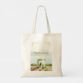 Watercolor Botanical Wedding Tote Bag – Elegant (Dos)