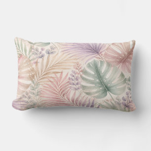 Watercolor Botanische Bladkussen Kussen
