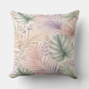 Watercolor Botanische Bladkussen Kussen