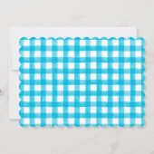 Watercolor Boy Chèvre Baby shower ferme Invitation (Dos)