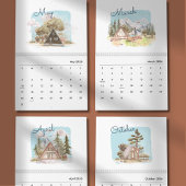 Watercolor Bright & Cheerful 2026 Planner Kalender