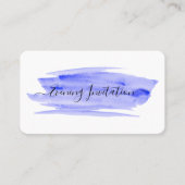 Watercolor Brushstroke, soirée Invitation de bille (Devant)