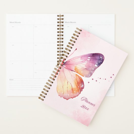 Watercolor Butterfly Planner (Display)