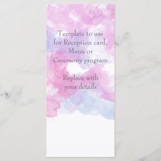 Watercolor Butterfly Raspberry Programme Bliss Rac (Dos)