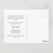 Watercolor Caps Graduation Party Invitation (Dos)