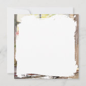 Watercolor Cat and Flower Themed Blank (Achterkant)