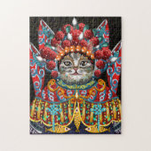 Watercolor Cat Jigsaw Puzzle (Vertical)