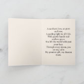 Watercolor Chat & Floral - Carte de fête des mères (Intérieur)