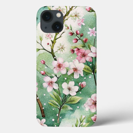 Watercolor Cherry Blossoms Case-Mate iPhone Case (Achterkant)