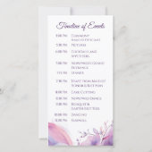 Watercolor Cherry Blossoms- Programme de mariage- (Dos)