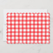 Watercolor Chèvre Baby shower ferme Invitation (Dos)