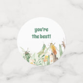 Watercolor Child's Bug Insect Birthday Confetti (Kleine voorkant)