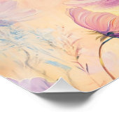 Watercolor Christelijke Wilde Bloemen Muurkunst af Perfect Poster (Hoek)