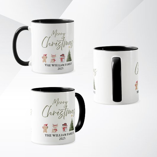Watercolor Christmas Coffee Mug
