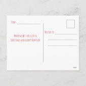 Watercolor Christmas holiday tree, Holiday Card Feestdagenkaart (Achterkant)