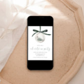 Watercolor Christmas Party Invitation