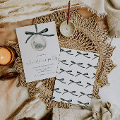 Watercolor Christmas Party Invitation