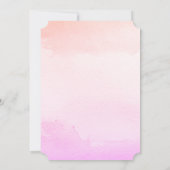 Watercolor Christmas Party Kaart (Achterkant)