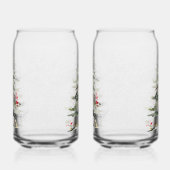 Watercolor Christmas Pine Trees Blikvorm Glas (Rechts)