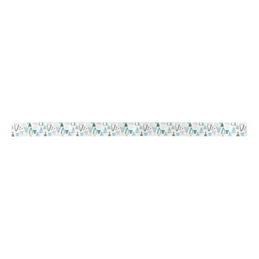 Watercolor Christmas Tree Christmas Lint (Voorkant)
