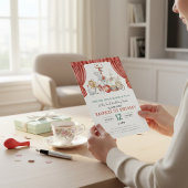 Watercolor Circus Elephant First Birthday Kaart