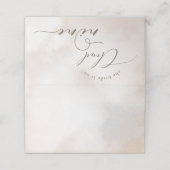 Watercolor Cloud Nine lege voedsetlabel of (Buitenkant ongevouwen)