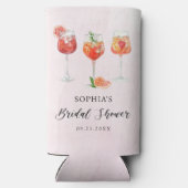 Watercolor Cocktailparty Bruidsfeest (Achterkant)