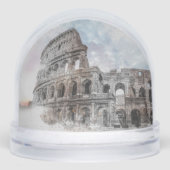Watercolor Colosseum Snow Globe | Rome Italy (Avant)