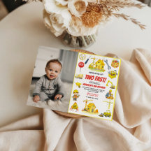 Watercolor Construction 2nd Birthday Party 