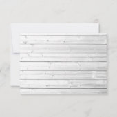 Watercolor Cotton Lavender Country Wedding RSVP Ca (Dos)