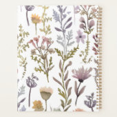 Watercolor Country Floral Planner (Achterkant)