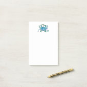 Watercolor Crab Post-it® Notes (Op bureau)